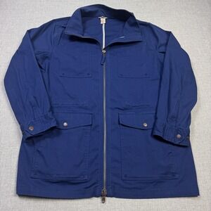 Duluth Trading Co DuluthFlex Fire Hose COOLMAX Jacket Womens 2XL Blue Field Coat